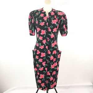 Ungaro Ter Vintage Pencil Dress Size 12/46